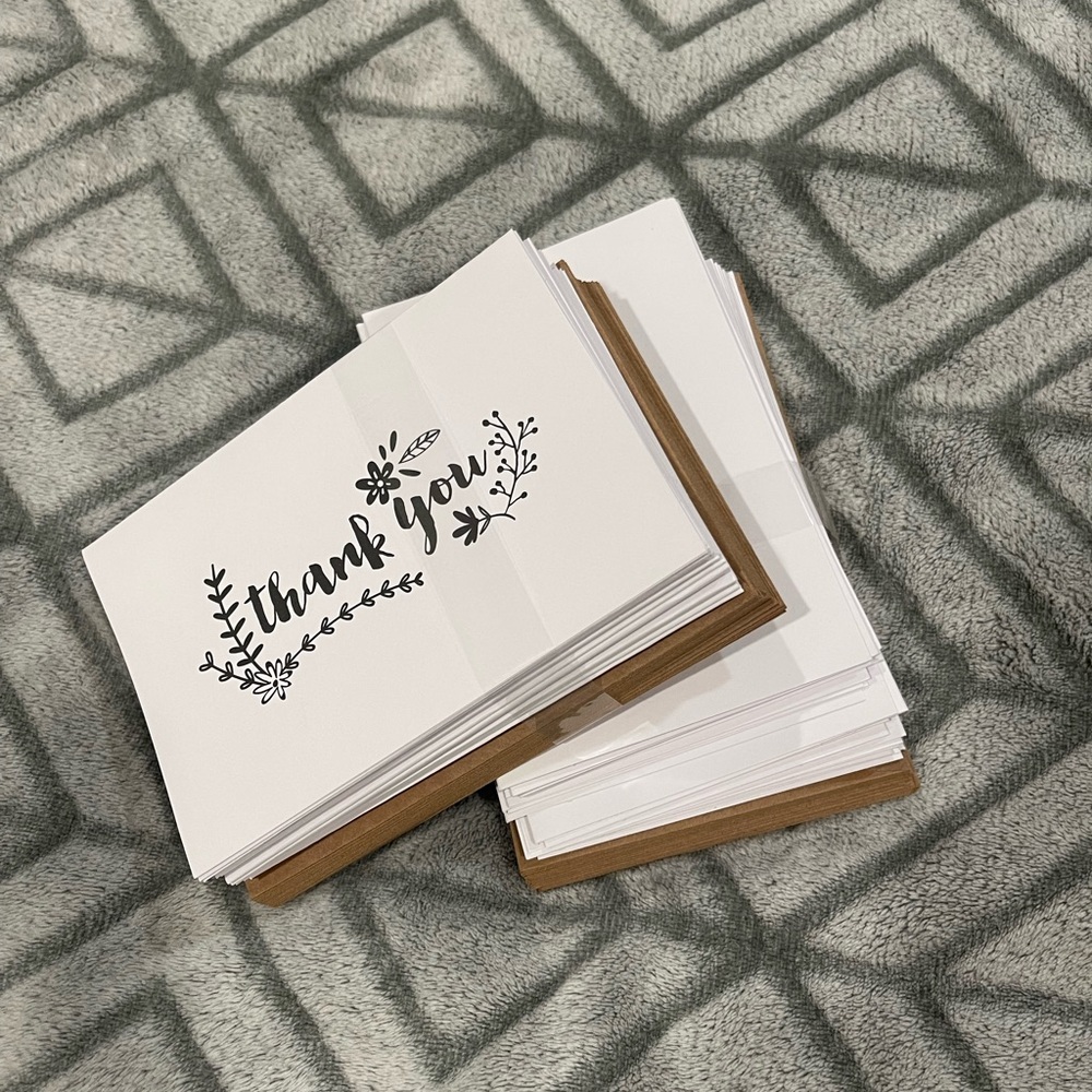 Thank you cards